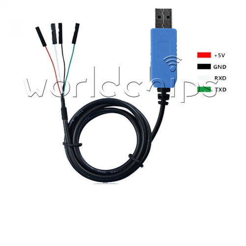 Pl2303ta usb ttl to rs232 module converter serial adapter cable f win xp/7/8/8.1 for sale