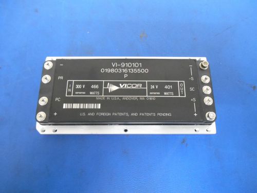 Vicor 910101 power converter 300 v 466 w in 24v 401 w out for sale