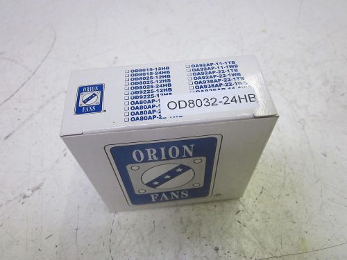 ORION OD8032-24HB DC BRUSHLESS FAN 24VDC *NEW IN A BOX*