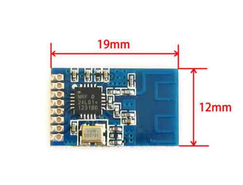 2pcs of 2.4g rf module nrf24l01+ rf-1001s onboard antenna free shipping for sale