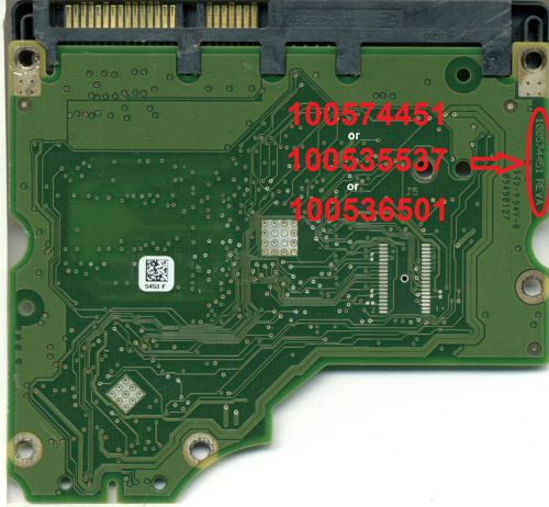 PCB BOARD for DiamondMax 23 STM31000528AS 100536501 hard drive BIOS COPY  +FW