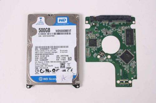 Wd wd500bevt-55a0rt0 500gb 2,5 sata hard drive / pcb (circuit board) only for da for sale