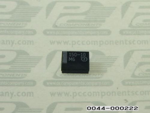 10-pcs capacitor 150uf 20% low esr conformal coa 593d157x0010e2w 593d157x0010e2 for sale
