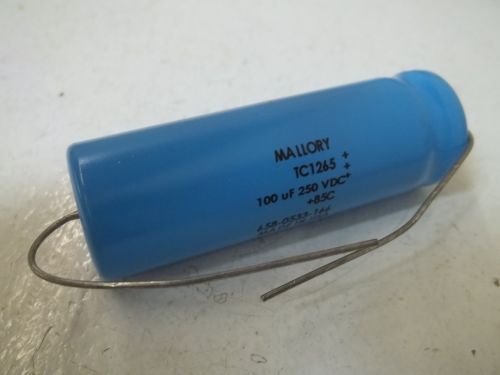 LOT OF 3 MALLORY TC1265 CAPACITOR *USED*