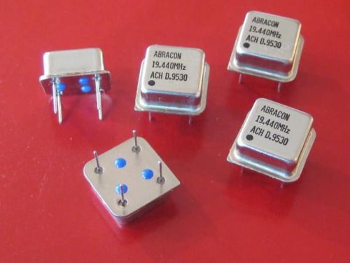 Abracon 19.4400mhz  19.4400 mhz crystal oscillator half can ( qty 10 ) ** new ** for sale