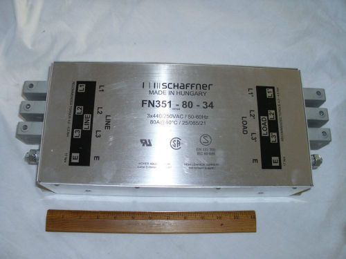 Schaffner Line Filter FN351-80-34 - NIB