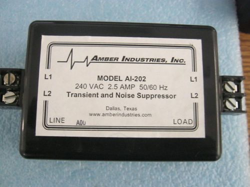 Amber Industries : AI-202 Transient &amp; Noise Suppressor.  240 VAC, 2.5A.  &lt;