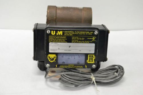 UFM INC. MN-BSB0GM-8-32V1.0-TT1WL-C WATER 1 IN 0-30GPM FLOWMETER B209160