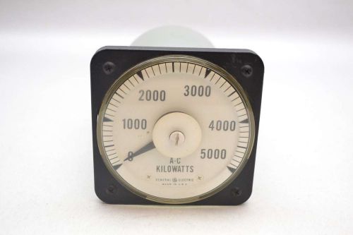 General electric ge 50-106221fclr1acx 120v-ac 0-5000 ac kilowatts meter d430555 for sale