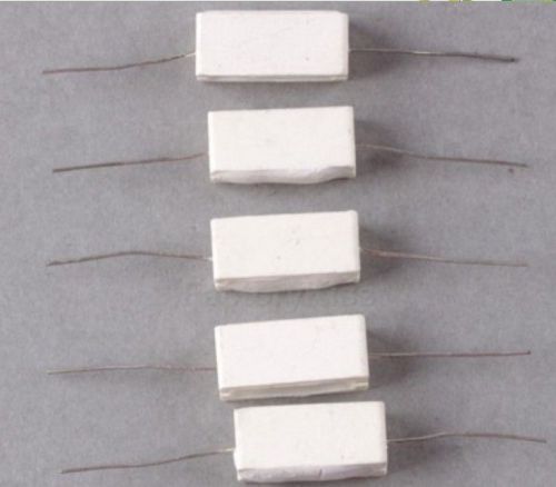 5w 1 r ohm ceramic cement resistor (5 pieces) gbw for sale