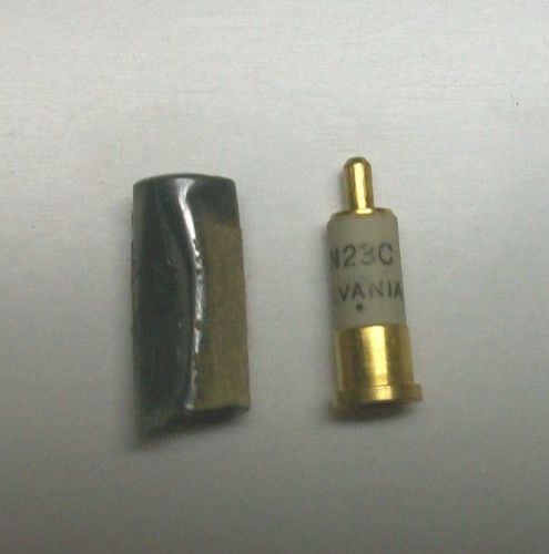 NOS Silicon Point Contact Microwave Mixer Diode 1N23C Gold Plated