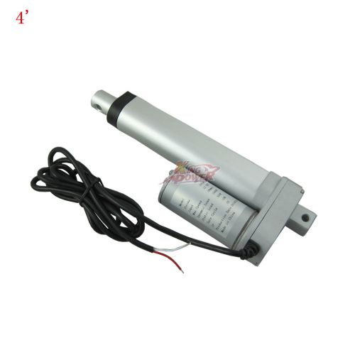 New heavy duty linear actuator 4&#034; stroke 225 pound max lift 12 / 24 volt dc for sale