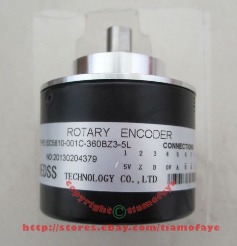 HEDSS Incremental Rotary Encoder ISC5810-001C-360BZ3 5-24VDC 10mm shaft