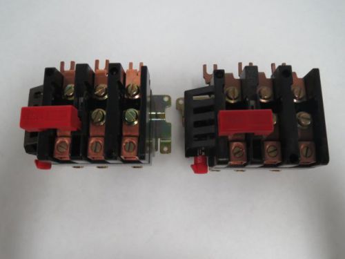 LOT 2 NEW SQUARE D 9065 SD09 B THERMAL OVERLOAD RELAY 600V 3A AMP B235954