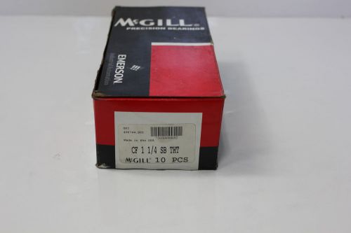 10 NEW McGILL CAM FOLLOWER BEARINGS CF 1 1/4 SB THT (S14-4-46F)