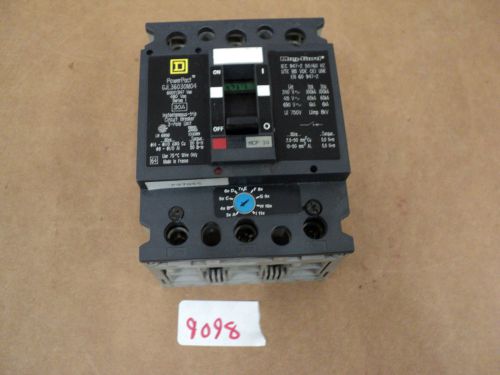 Square d gjl36030m04 circuit breaker 30 amp 600 volt 3 pole for sale