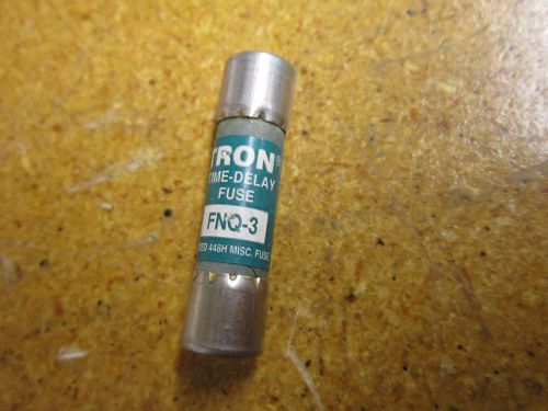 Tron fnq-3 fuse 3amp 500vac time delay for sale