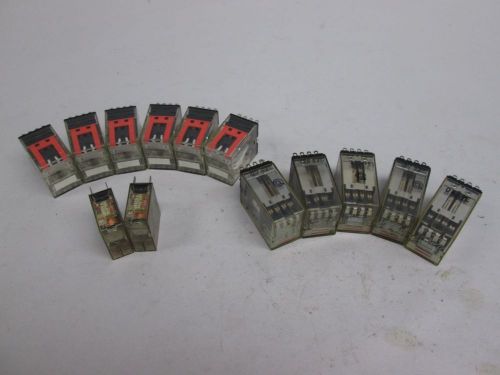 LOT 13 OMRON ASSORTED G2A-432A MY4 G2R-2-SN RELAY D276830