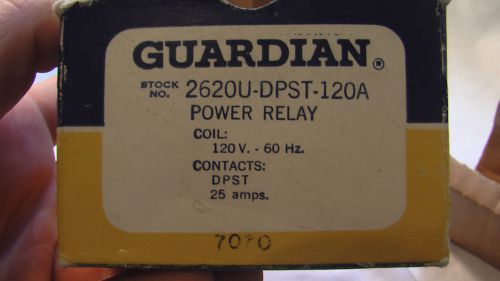 Guardian power Relay 262ou-dpst-120A        7070