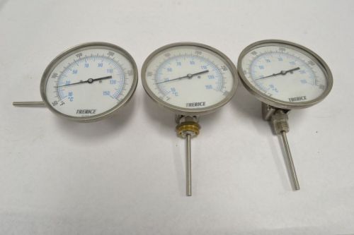 Lot 3 trerice 52-2237 temperature gauge 5in face 10-150c b253316 for sale