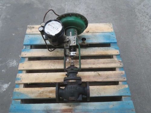 Fisher ed 657 2 in 3590 iron pneumatic flanged 125 control valve b481570 for sale