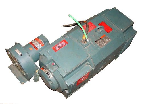 Reliance electric 20 hp dc motor w/cooling blower model 01ka503436-aa for sale