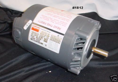 3/4 h.p. electric industrial motor   (dayton) for sale