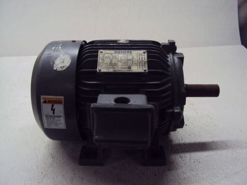 Siemens refc induction motor type rgz hp 5 v 220-230/440-460 rpm 1715 used for sale