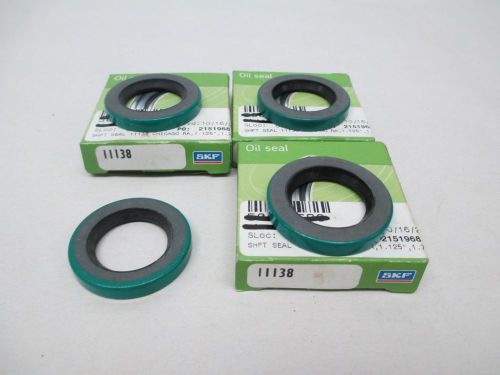 Lot 4 new skf 11138 shaft oil seal d354580 for sale