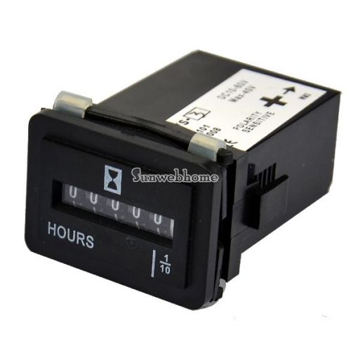 New Hour Meter, Magneto Powered-Small Engine 9V-80V Volts AC or DC DZ8 Hot Sale