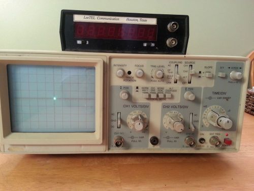 Oscilloscope and Frequency Counter