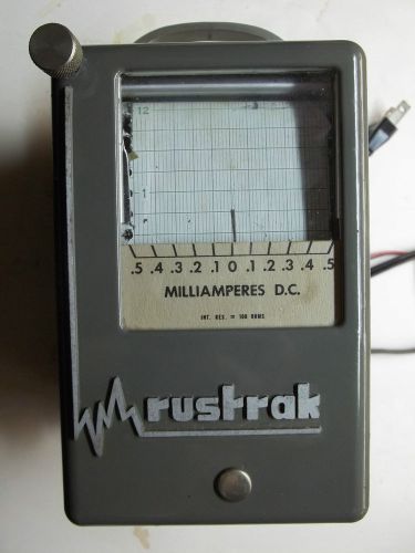 RUSTRAK CHART RECORDER +- 0.5 mA DC
