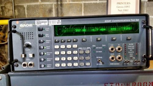 SAGE 935AT Communications Test Set