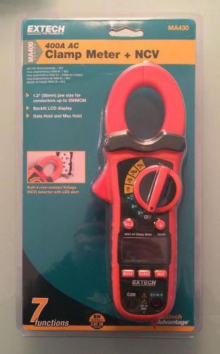 NEW Extech MA430 400A AC Clamp Meter Plus NCV - FLIR SYSTEMS