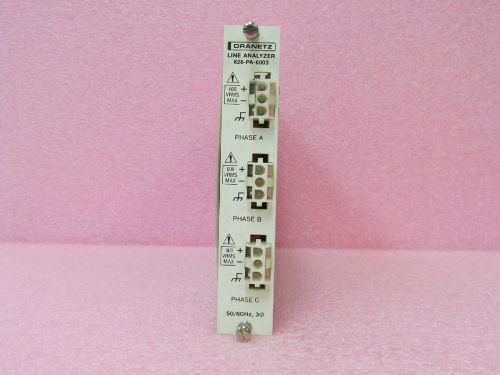Dranetz 626pa6003-2 3 phase line monitor-plug-in, refurbished for sale