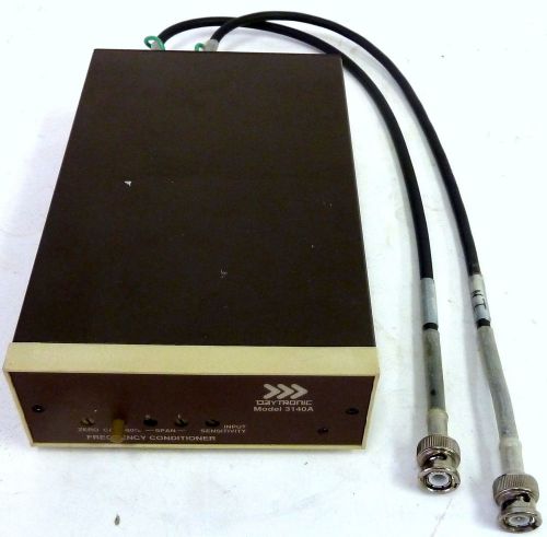 Daytronic Model 3140A Frequency Conditioner 105-135VAC 10W 50-400Hz