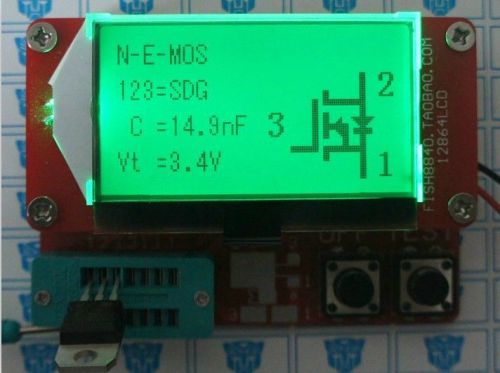2014 Lcd M328 ESR LCR Meter Transistor  Capacitance Diode Triode MOS NPN Tester