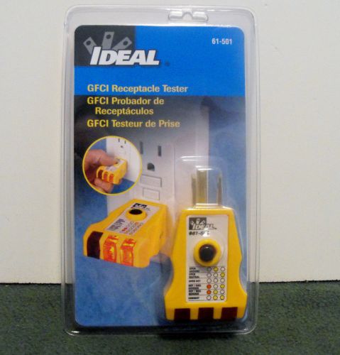 Ideal 61-501 GFCI Electrical Socket Outlet Receptacle Tester New