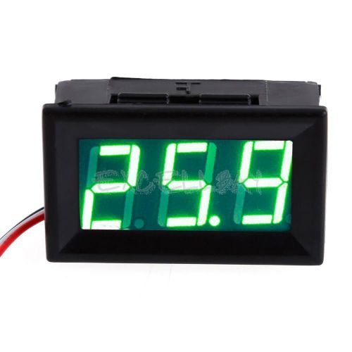 New DC 0-10V 0.56 Inches Green LED Voltage Display Digital Voltmeter Panel E0Xc