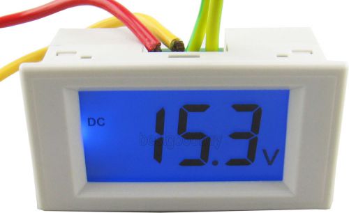 0-199.9V DC voltmeter volt panel meter voltage Monitor gauge tester LCD display