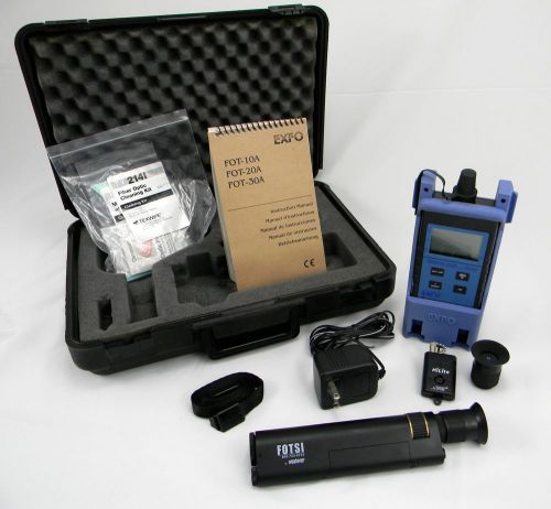 EXFO FOT-20A Kit with Microscope and Fault Locator