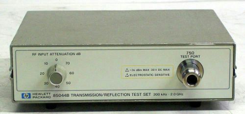 AGILENT HP 85044B 75 TRANSMISSION/REFLECTION TEST SET 300KHz-2.0GHz