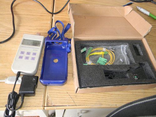 GAO Tek Model 08111 Optical Power Meter With Case, And Some Accessories
