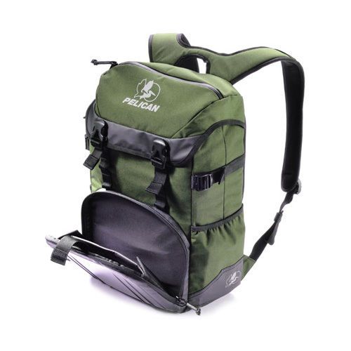 Pelican S145 Sport Tablet Backpack with impact protected tablet sleeve, Green
