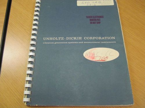 Unholtz-Dickie MAC-6C Series Multifuction Averaging Control Inst Manual  45561
