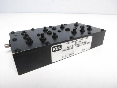 K&amp;L Microwave RF Filter WSF-00447 1920-1980MHz (nv 40)