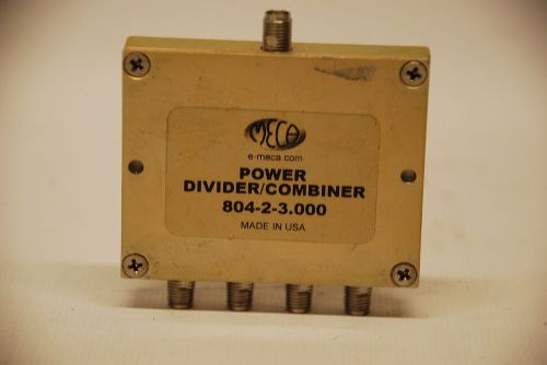 E-MECA 804-2-3.000 4-WAY SMA POWER DIVIDER/COMBINER 2.0-4.0 GHZ (277)