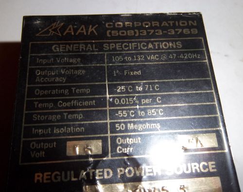 15 volt DC 0.5 amp power supply