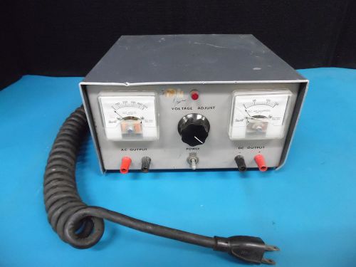 Custom benchtop analog dual mode power supply 0-110vac 0-450vdc at 150ma for sale