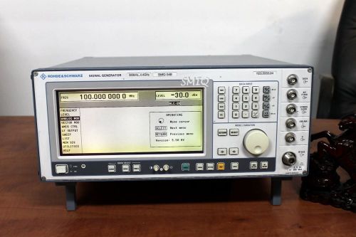 Rohde &amp; schwarz smiq04b ? 0.3-4.4ghz ? high quality digital rf signal generator for sale